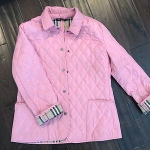 Burberry Pink Quilt Jacket